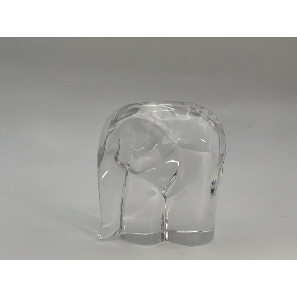 1986 Goebel Art Glass Elephant Figurine Vintage Made In Germany